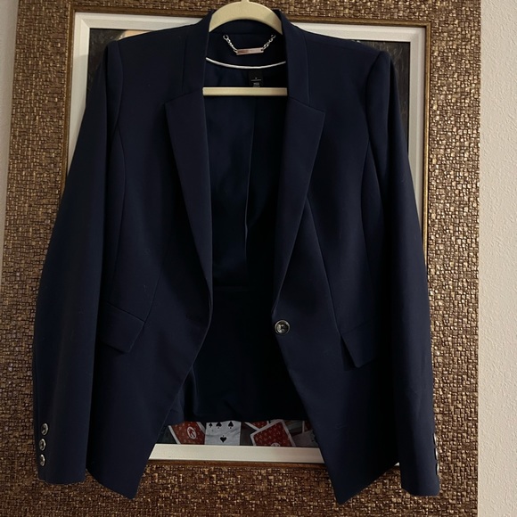 White House Black Market Jackets & Blazers - WHBM Navy Blue Blazer 4 Suit Jacket
